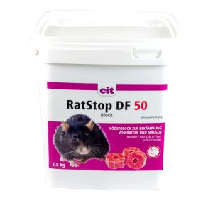 RatStop DF 50 Block,  ca. 150 x 20 g Abpackung (Difenacoum)