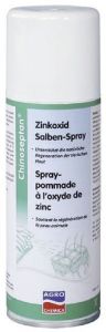 Chinoseptan® Zinkoxid Salben-Spray wirkt wie ein Salbenverband, hält die Haut elastisch und hat eine hervorragende Pflegewirkung. Schützt vor schädlichen Umwelteinflüssen. (200 ml)