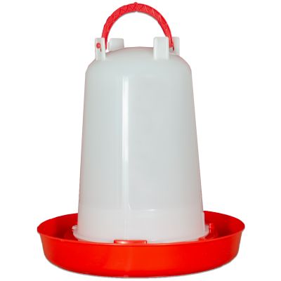 Geflügeltränke 1,5 l mit Bajonettverschluss rot