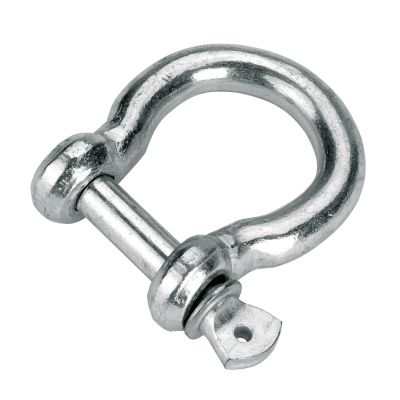 Schäkel geschweift, verzinkt 6 mm - 1/4 Zoll 