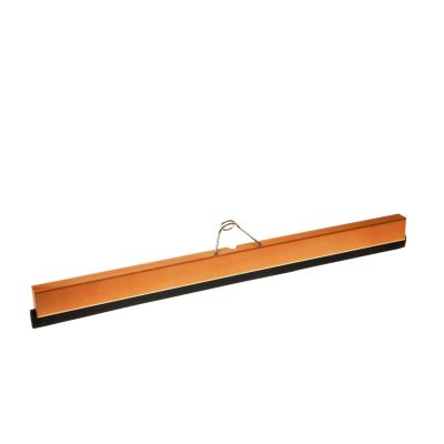 Wasserschieber (80 cm) aus Holz mit Gummilippe und Halter - beseitigt Wasser & Flüssigkeiten!