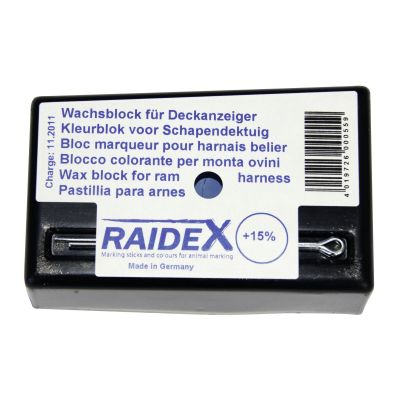Farbkissen für Bocksprunggeschirr, blau - Wachsblock Deckanzeiger