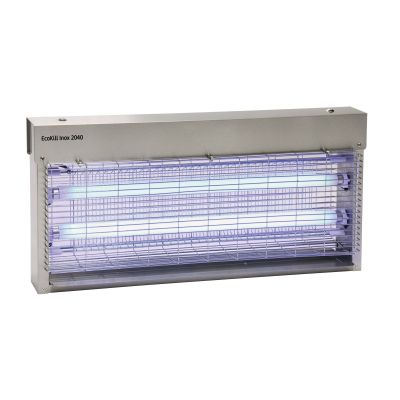 Fliegenvernichter EcoKill Inox, 2 x 20 Watt