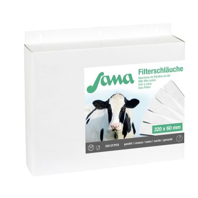SANA Milchfilterschläuche 320 x 57 mm genäht, 75 gr