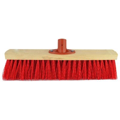 Saalbesen 40 cm Elaston rot mit Quick-Fest-Halter