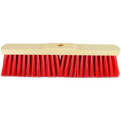 Saalbesen 40 cm Elaston rot mit Stielloch - Besen Elastonbesen