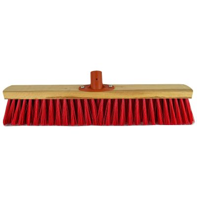Saalbesen 50 cm Elaston rot mit Quick-Fest-Halter