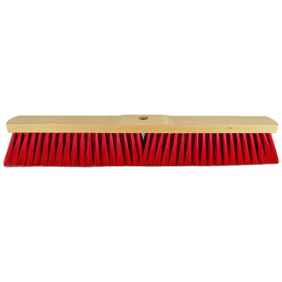Saalbesen 60 cm Elaston rot mit Stielloch - Besen