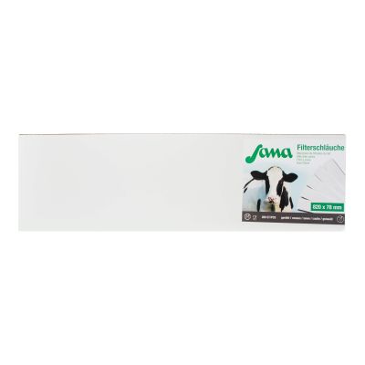 Milchfilter Filterschläuche Sana genäht 820 x 78mm - 200 Stück
