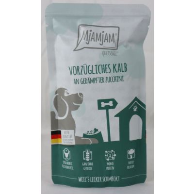 Quetschie "Kalb & Zucchini" - 125g vorzügliches Kalb an gedämpfter Zucchini