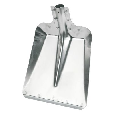 Aluschaufeln Größe 7 2,5 mm stark, 36 cm mit Stahlkante