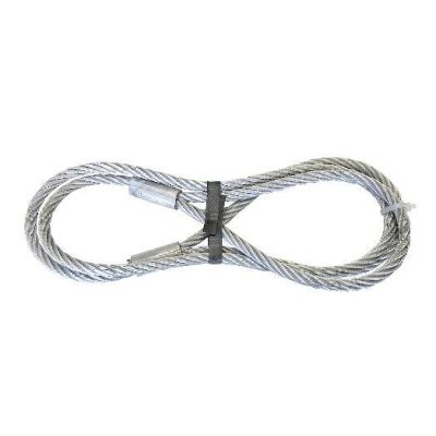 Drahtseil mit 2 Schlaufen, 2,0 m x 12 mm, 1250 kg