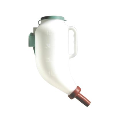 Trockenfutterflasche 4 ltr. incl. Kunststoff-Halterung