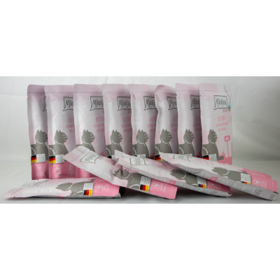 12x Quetschie "Kitten" 125g - saftiges Hühnchen mit Lachsöl