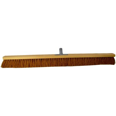 Saalbesen 100 cm Kokos mit Metallstielhalter