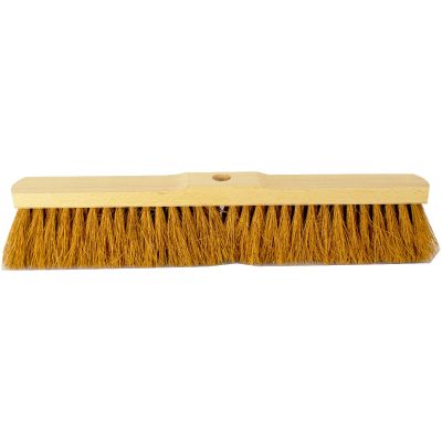Saalbesen 50 cm mit Naturfaser aus Kokos mit Stielloch