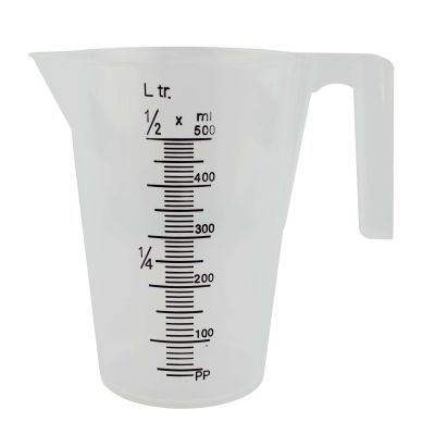 Messbecher mit Griff und Ausgussschnabel - 500ml