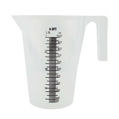 Messbecher mit Griff und Ausgussschnabel - 1000ml
