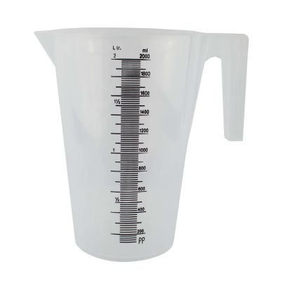 Messbecher mit Griff und Ausgussschnabel - 2000ml