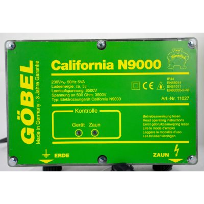 Weidezaungerät California N 9000 - 230 Volt Netzgerät