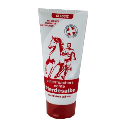 Pferdesalbe Eimermacher 200 ml Tube - Enzborn Pferdesalbe mit Menthol, Kampfer, Rosmarin