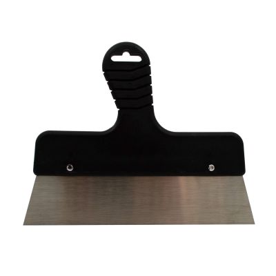 Robuster Schaber Edelstahl - 25 cm breiter Mistkratzer