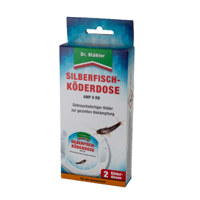 Silberfisch Köderdose - Biozid gegen Silberfischbefall