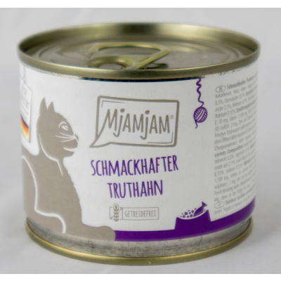 Katzenfutter "Truthahn & Möhrchen" - 200g  schmackhafter Truthahn an leckeren Möhrchen