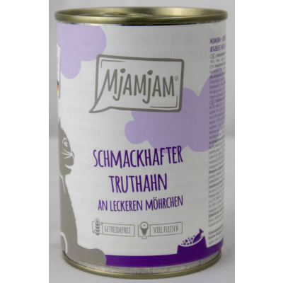 Katzenfutter "Truthahn & Möhrchen" - 400g  schmackhafter Truthahn an leckeren Möhrchen