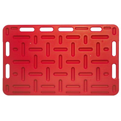 Schweine Treibbrett groß, 126 x 76 cm, rot