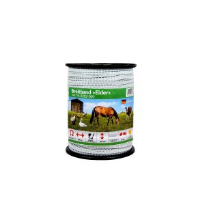 Eider Litze für Weidezaun 200 Meter 1 cm breit