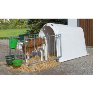Calf House Master Plus, mit Umzäunung - Kälberhütte mit Einzäunung