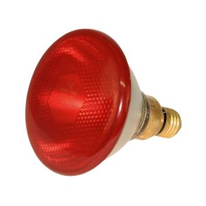 Infrarotbirne-Energiesparlampe EIDER 100 Watt mit E27 Sockel und PAR 38 Pressglas - robuste Ausführung