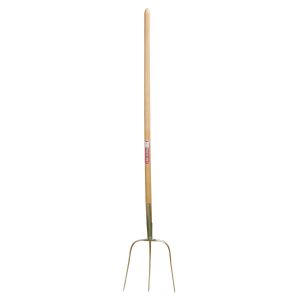 Streugabel Erntekönig, 3 Zinken, 30 x 30, Stiel 135 cm - Reutergabel