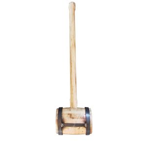 Holzhammer 6 kg mit Flacheisen 