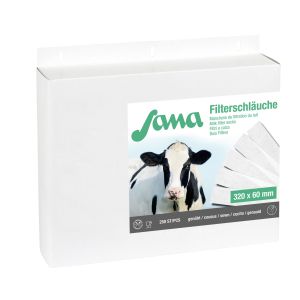 SANA Milchfilterschläuche 320 x 57 mm genäht, 75 gr