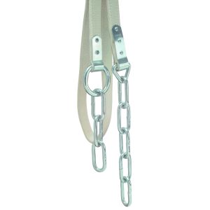 Rinderanbindung Viehanbindung Standard, doppelt 1,90 m mit Ring unten
