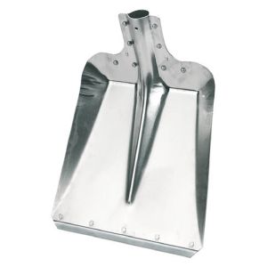 Aluschaufel Gr. 7, 32 cm mit Stahlkante Kornschaufel Schnee Getreide Aluminium