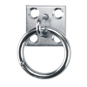 Platte mit Ring zum Anschrauben 