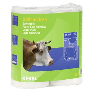 Euterpapier, Doppelrolle, UdderoClean 2 x 200 Blatt