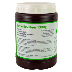 Dickflüssiger & hochwertiger Buchenholzteer 1 kg Hufpflege Wildverbiss