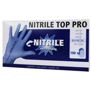 Kerbl Nitrile Top Pro Allzweckhandschuhe 5,5 mil, 100 Stück, Größe XL