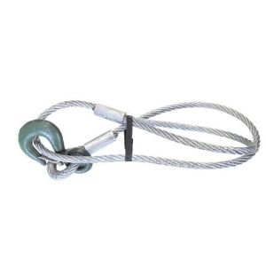 Drahtseil mit Schlaufe u. Lasthaken, 1,50 m x 12 mm, 1250 kg 0