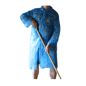Einwegmantel weiß - Schutzbekleidung 