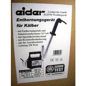 Enthorner mit Trafo, 24 Volt Eider