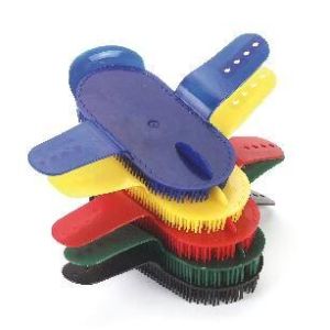 Nadelstriegel verstellbarem Handgurt farblich sortiert Striegel Pferd Fellpflege