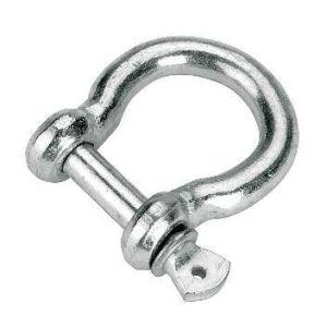 Schäkel geschweift, verzinkt 10 mm, 3 Stück