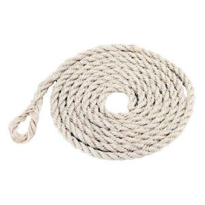 Sisal-Tau 3,50 m mit kleiner Schlaufe - Bindestrick, Seil oder Tau aus Sisal