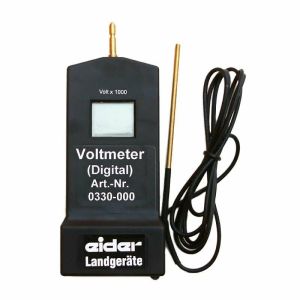 Voltmeter Digital geeignet zum Messen der Zaunspannung am Weidezaun oder der Ausgangsspannung direkt am Weidezaungerät.