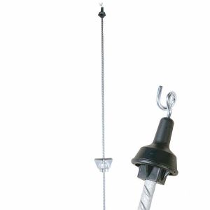 Weidezaunstab, oval mit Drahtöse 105 cm, 25 Stück/Karton